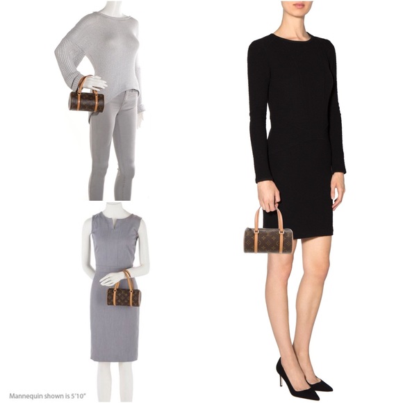 🚫SOLD! LOUIS VUITTON MONOGRAM PAPILLON 19 BAG - Picture 7 of 8